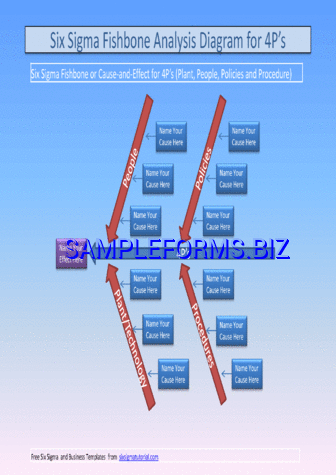 Fishbone Diagram Template 3 pdf free